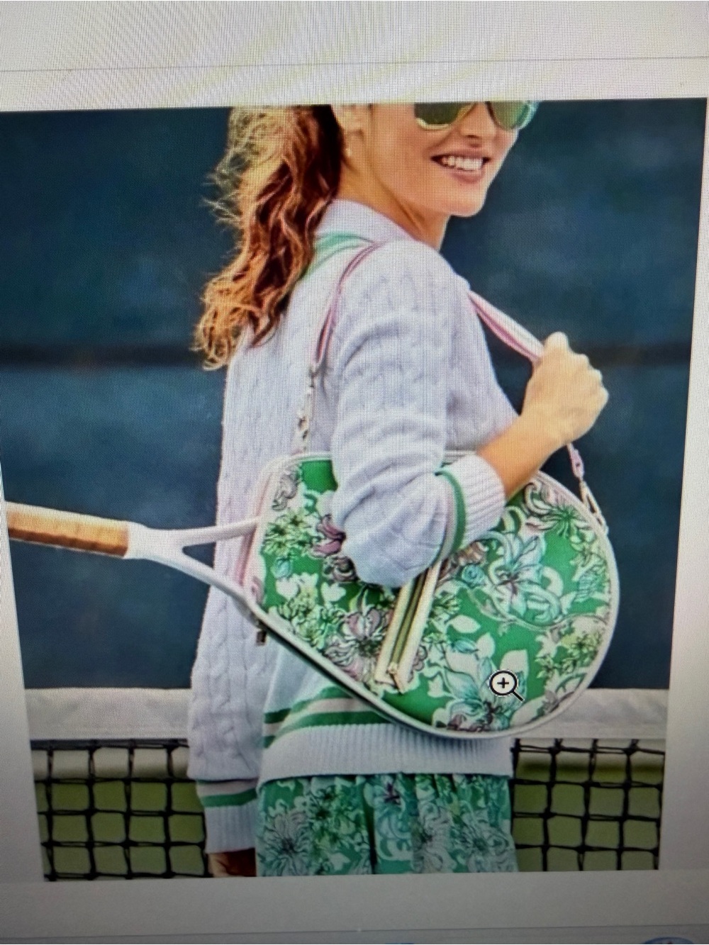 NWT Lilly Pulitzer Tennis Racket Bag Spearmint